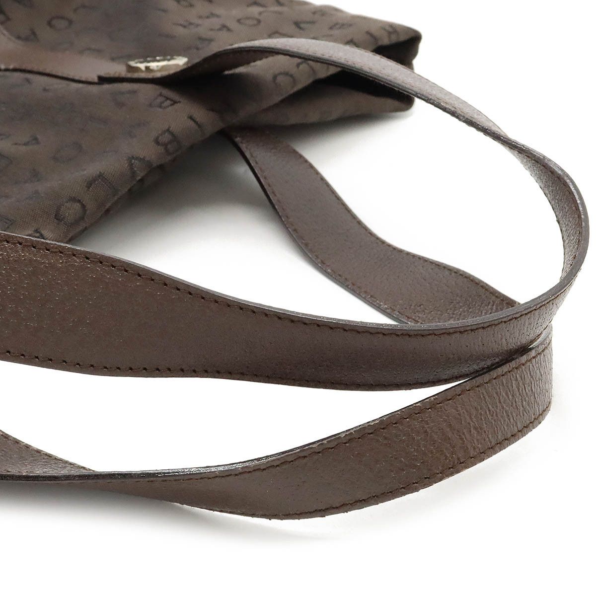 Bvlgari Bvlgari Bvlgari Logo Mania Canvas/Leather Tote Bag 22281 Canvas Tote Bag 22281 in Great Condition Size ONE SIZE - 4 Thumbnail