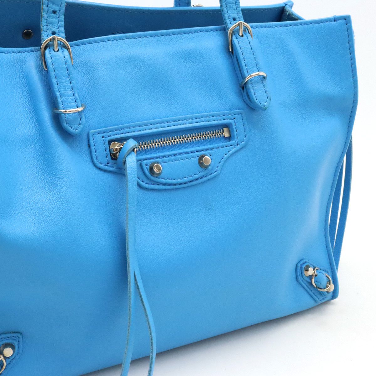 Balenciaga Balenciaga Balenciaga Leather Paper A6 Zip Around Handbag 370926 Leather Handbag 370926 in Great Condition Size ONE SIZE - 8 Thumbnail