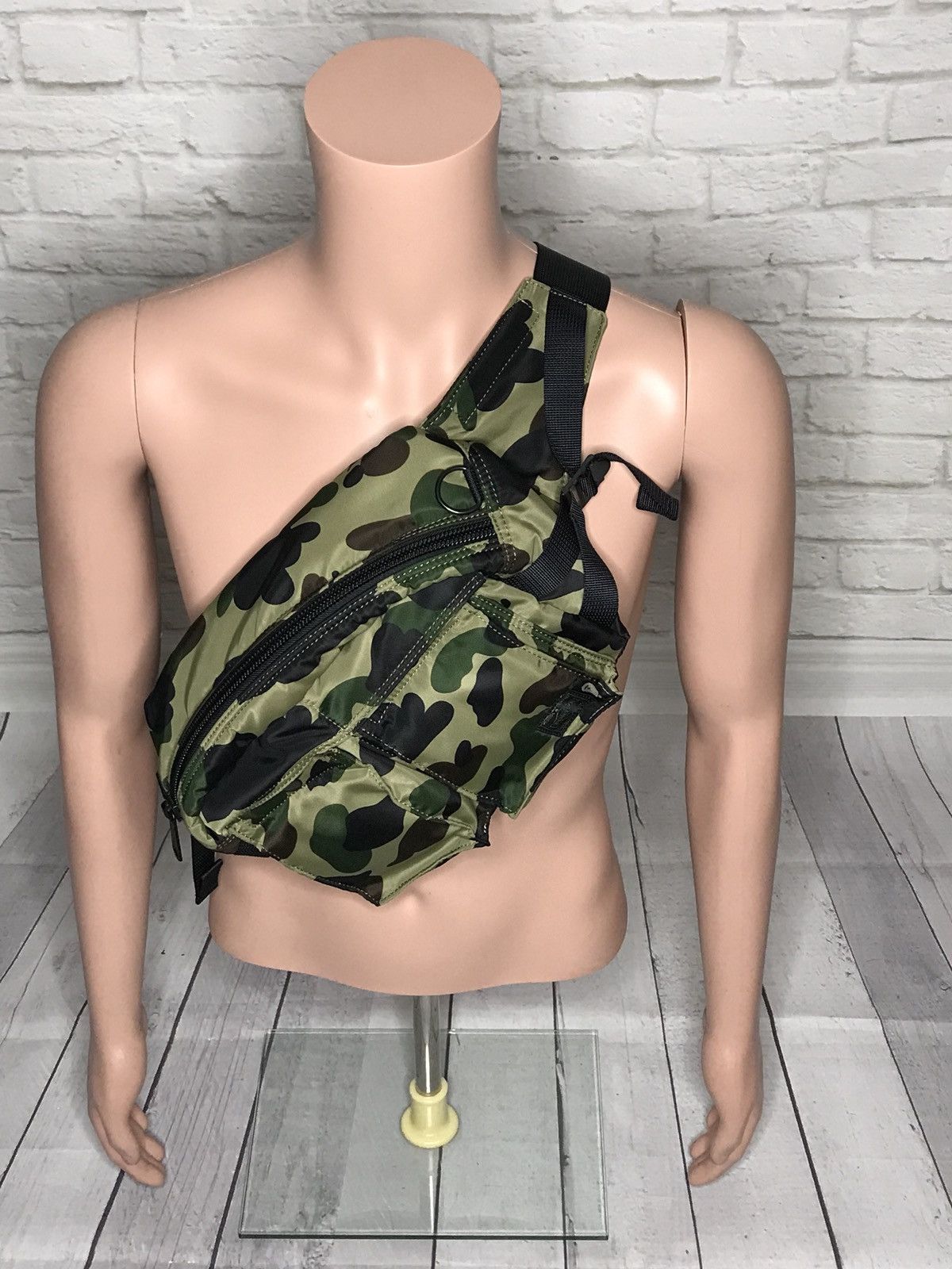 Bape × Porter Bape x Porter 1st Camo Waist Bag | Grailed