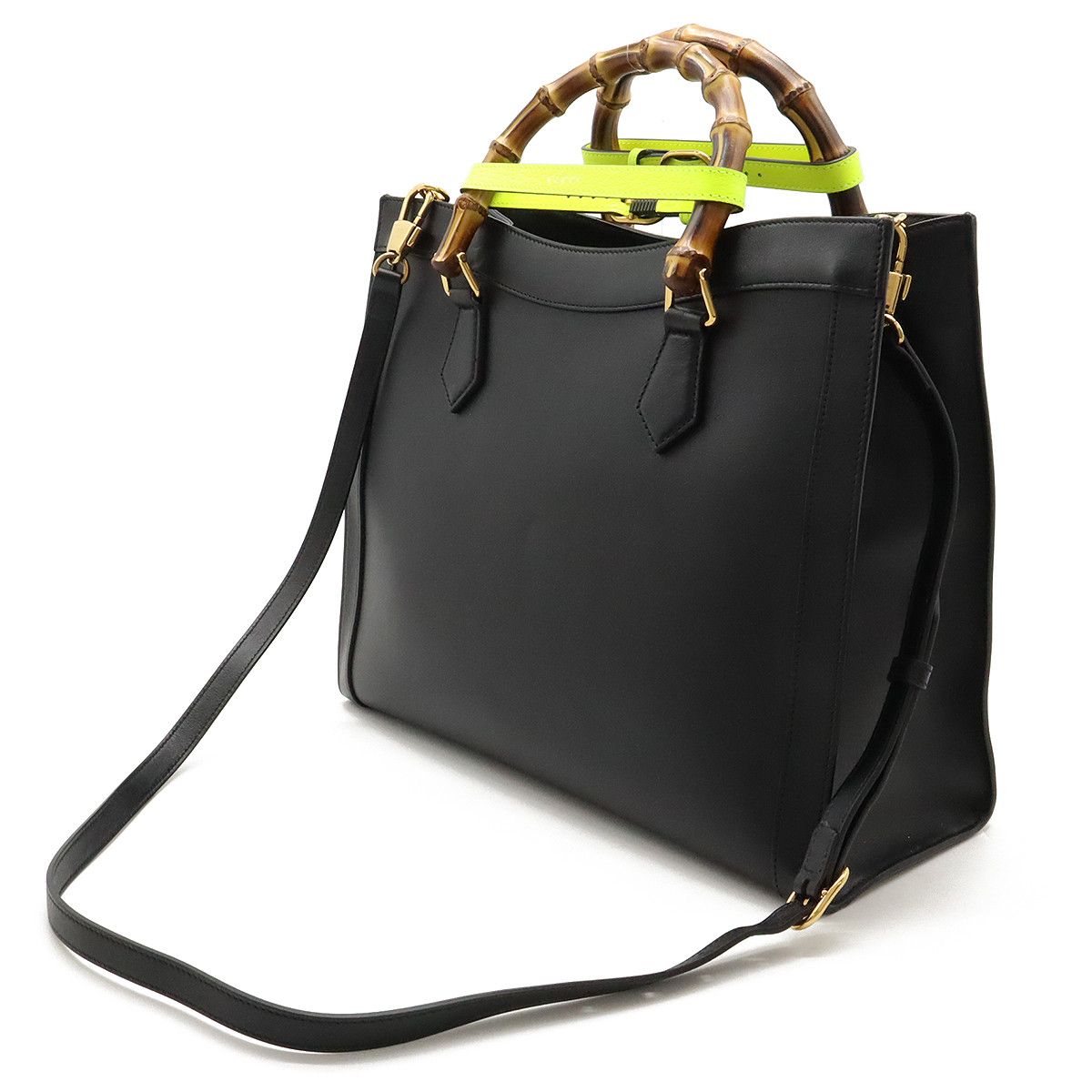 Gucci Gucci Gucci Diana Bamboo Medium Leather Top Handle Tote Bag 655658 Leather Tote Bag 655658 in Great Condition Size ONE SIZE - 2 Thumbnail