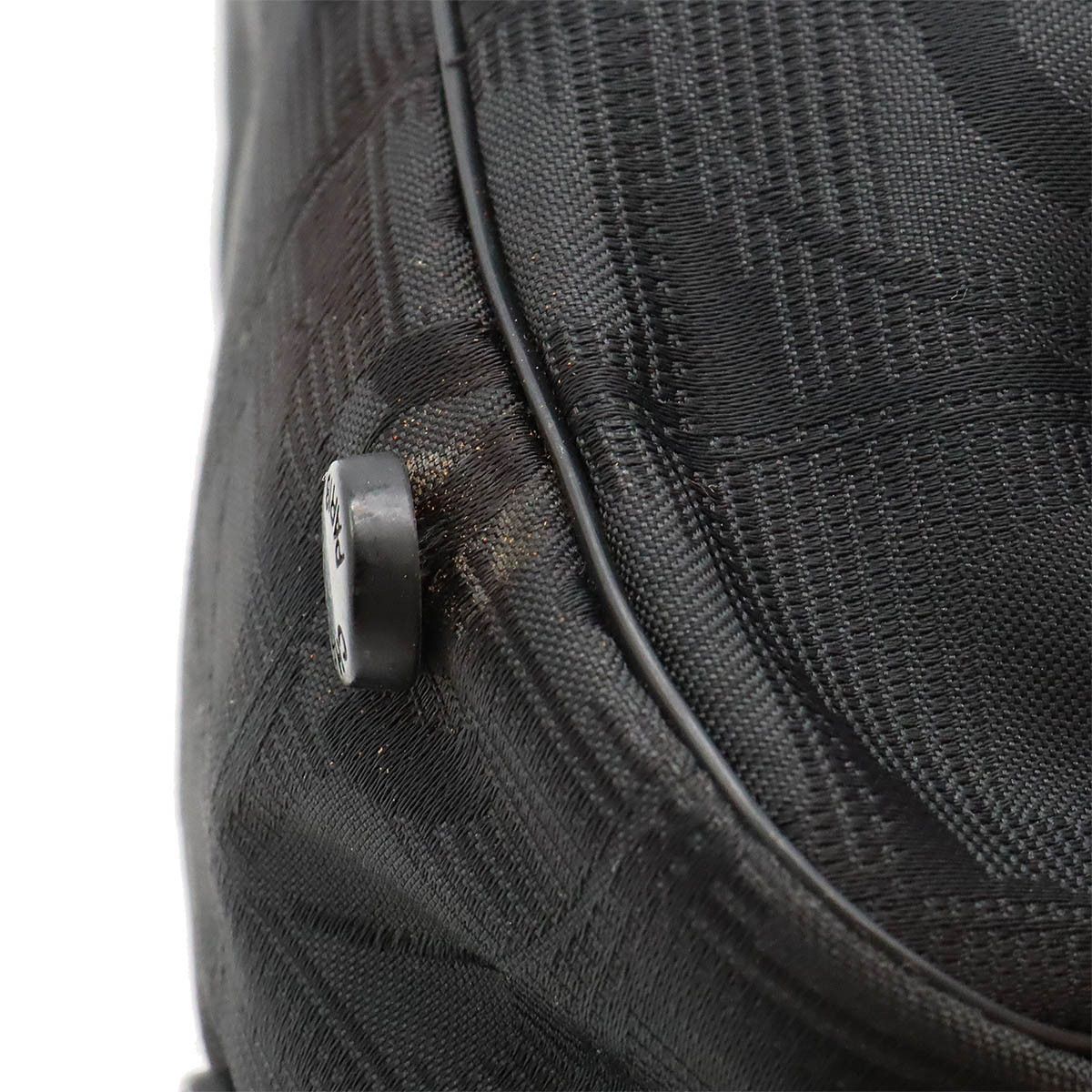 Chanel Chanel Chanel Nylon Jacquard/Leather New Travel Line Handbag A15970 Canvas Handbag A15970 in Very Good Condition Size ONE SIZE - 8 Thumbnail
