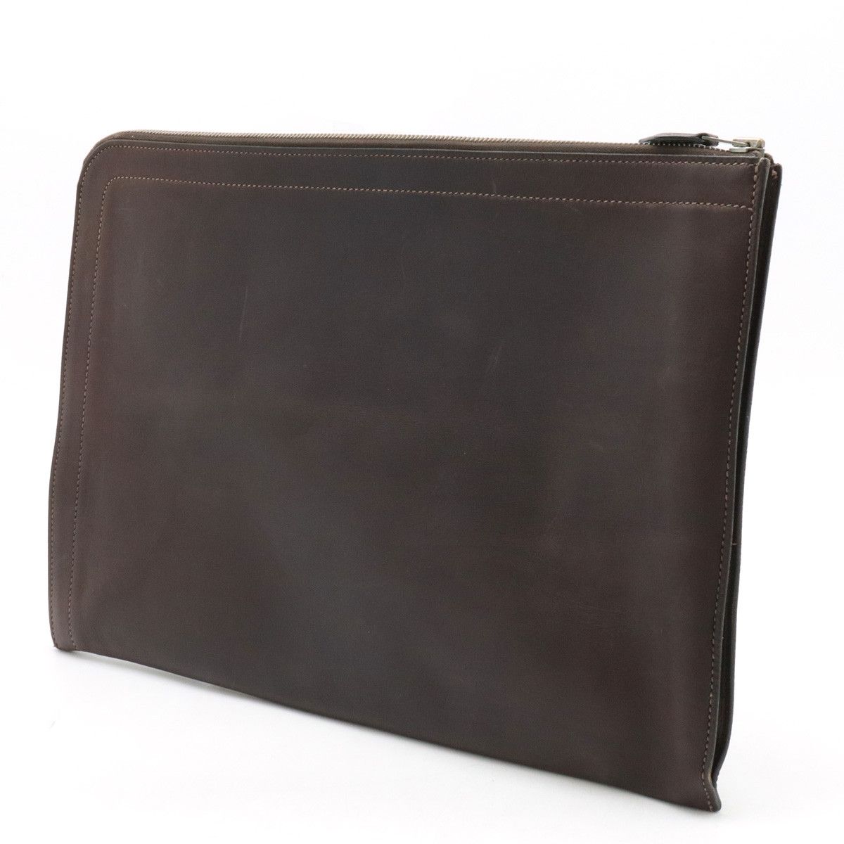 Hermes Hermes Hermes Zip Computer Leather Clutch Bag Leather Clutch Bag Stamp E (2001) Size ONE SIZE - 2 Thumbnail