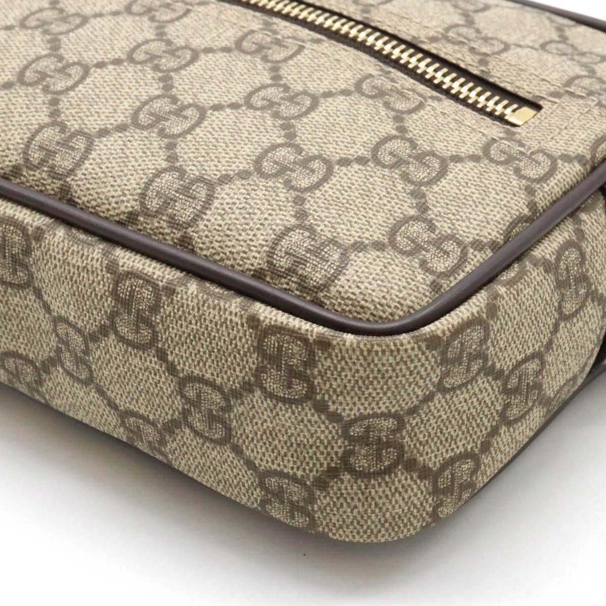 Gucci Gucci Gucci GG Plus GG Supreme PVC Leather Shoulder Bag 201447 Canvas Crossbody Bag 201447 in Great Condition Size ONE SIZE - 3 Thumbnail