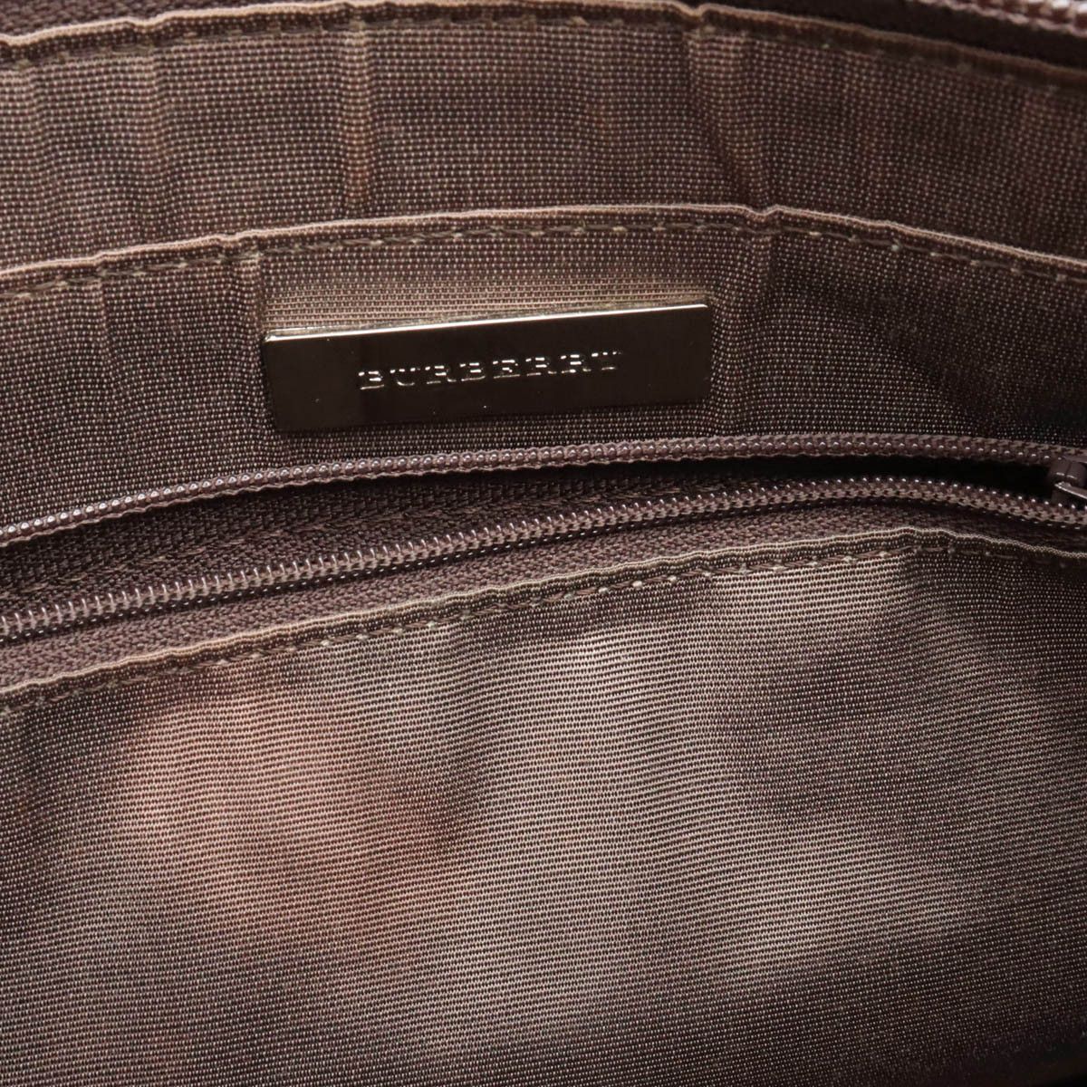 Burberry Burberry Burberry Nova Check Canvas/Leather Shoulder Bag Canvas Shoulder Bag in Very Good Condition Size ONE SIZE - 6 Thumbnail