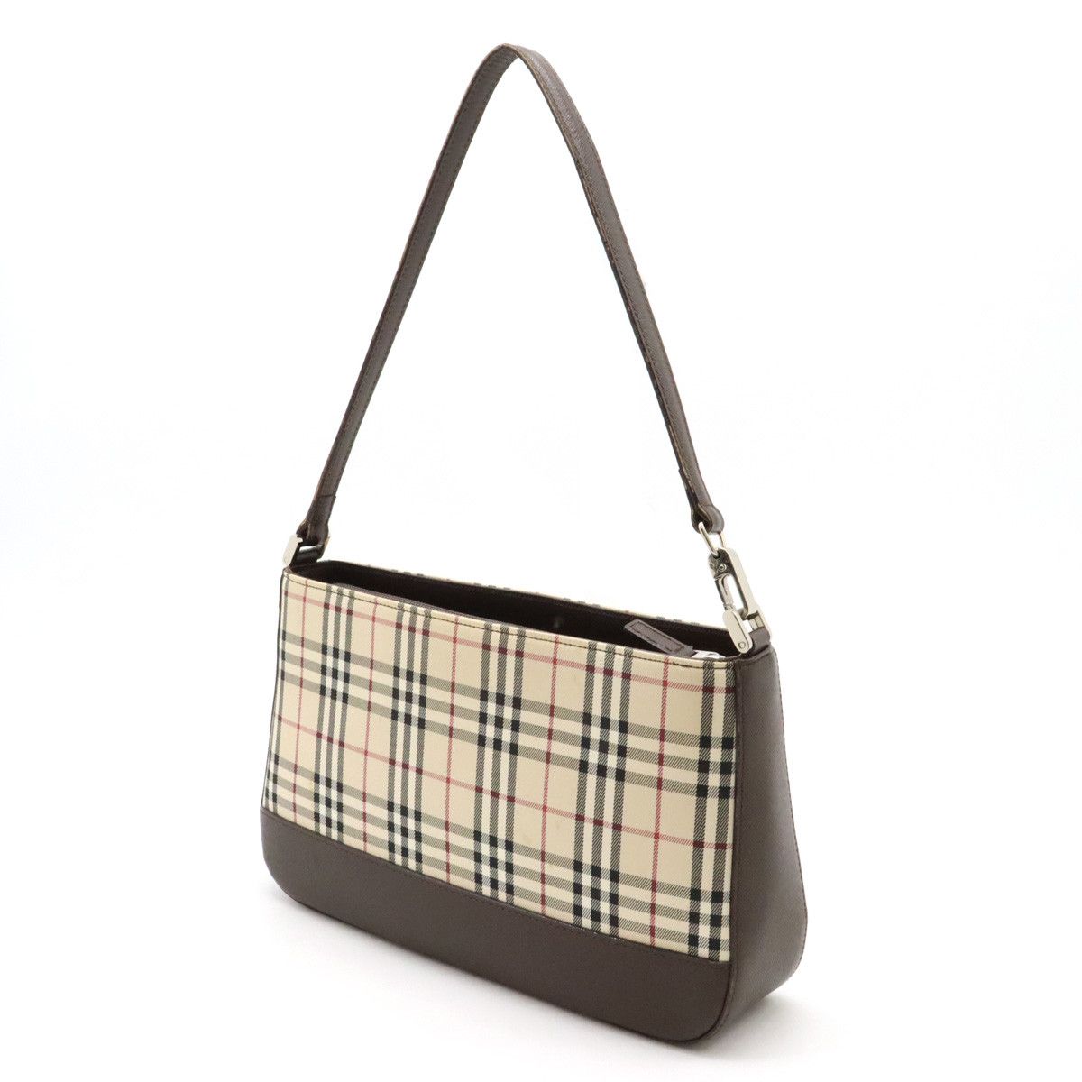 Burberry Burberry Burberry Nova Check Canvas/Leather Shoulder Bag Canvas Shoulder Bag in Very Good Condition Size ONE SIZE - 2 Thumbnail