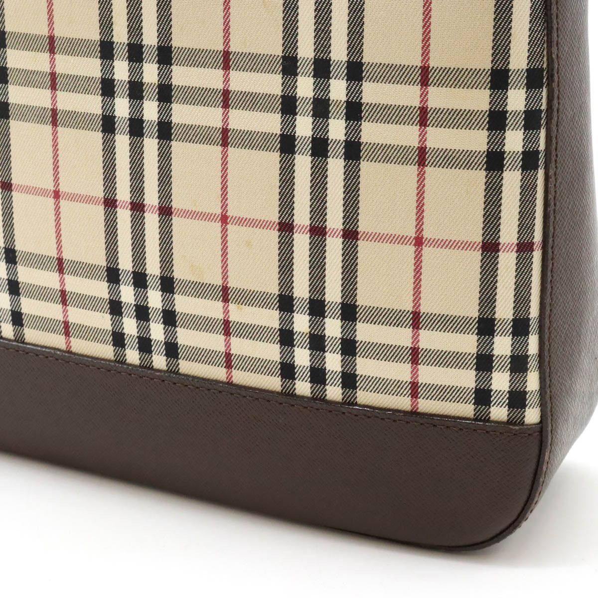 Burberry Burberry Burberry Nova Check Canvas/Leather Shoulder Bag Canvas Shoulder Bag in Very Good Condition Size ONE SIZE - 8 Thumbnail