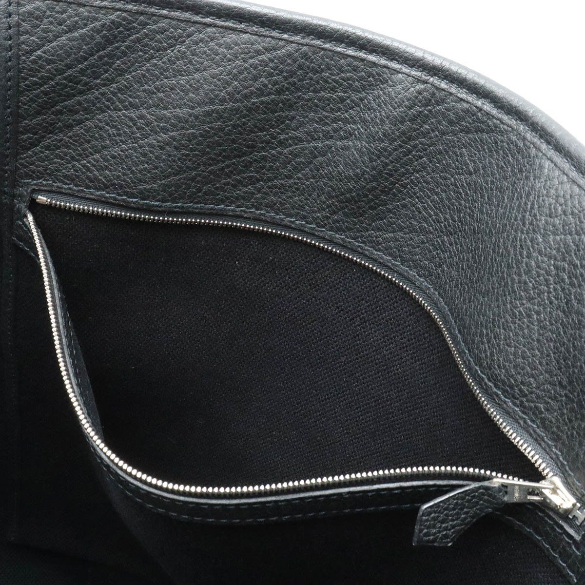 Hermes Hermes Hermes Canvas/Leather Petit Ceinture Tote Bag Canvas Tote Bag in Very Good Condition Size ONE SIZE - 8 Thumbnail
