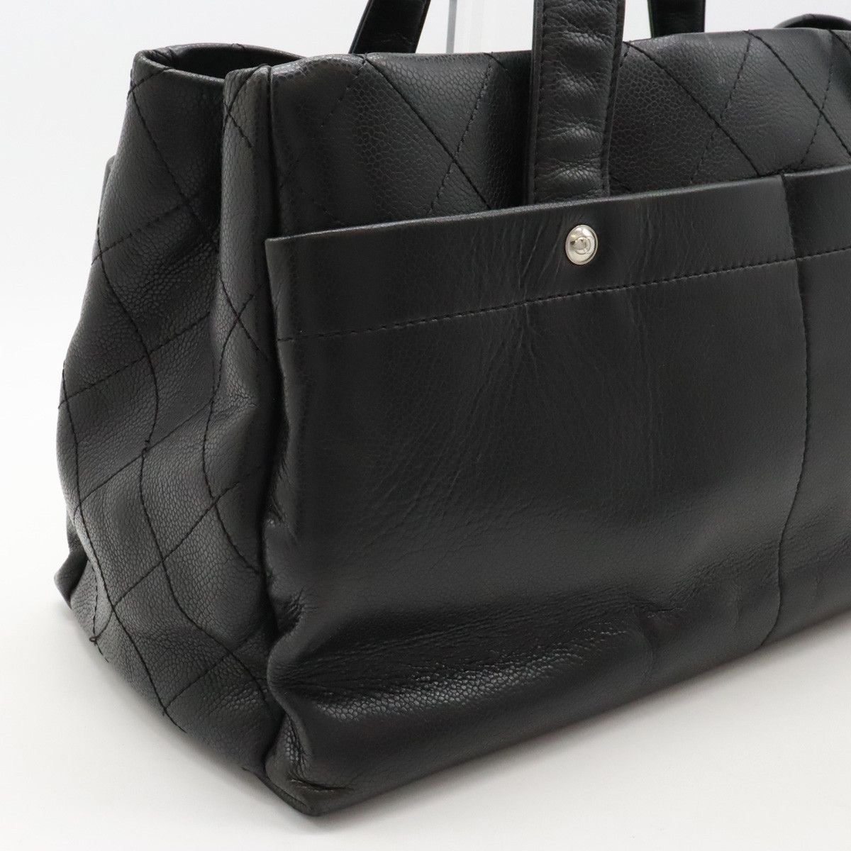 Chanel Chanel Chanel Caviar Skin Matelasse Tote Bag Leather Tote Bag in Great Condition Size ONE SIZE - 6 Thumbnail