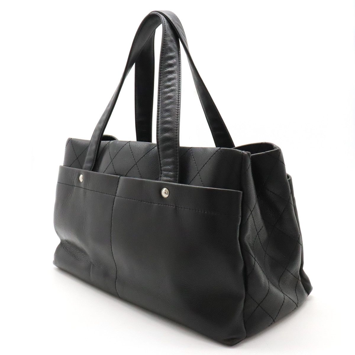 Chanel Chanel Chanel Caviar Skin Matelasse Tote Bag Leather Tote Bag in Great Condition Size ONE SIZE - 2 Thumbnail