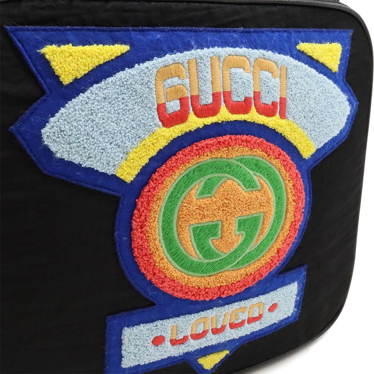 Gucci Gucci Nylon Terry Cross Patch Interlocking G Backpack 536724 Canvas Backpack 536724 in Great Condition