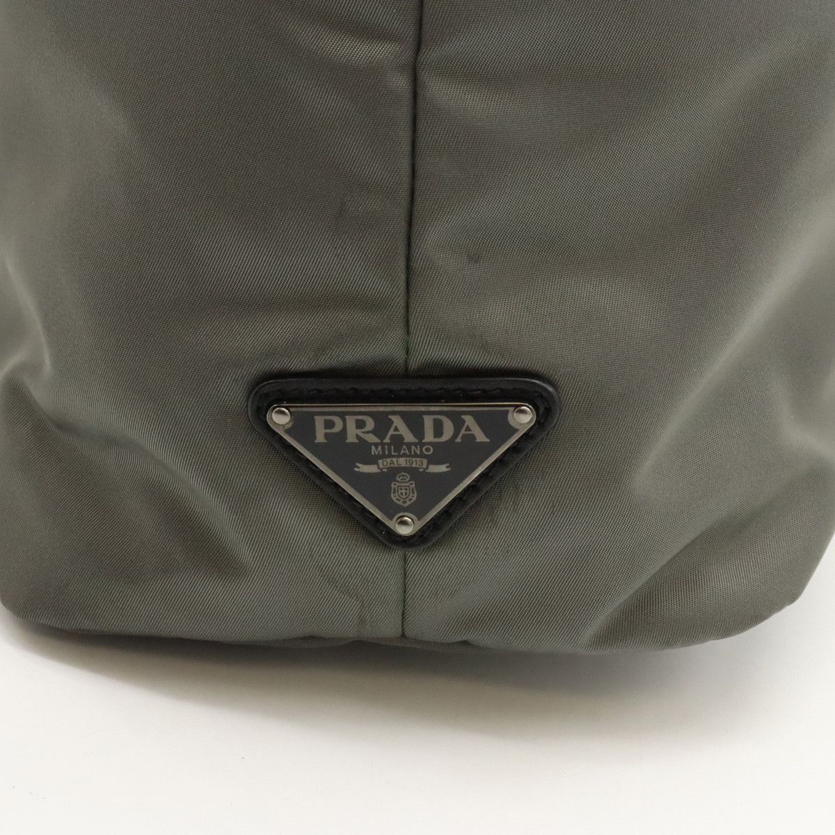 Prada Prada Prada Nylon/Nappa Leather Tote Bag 1BG047 Canvas Tote Bag 1BG047 in Very Good Condition Size ONE SIZE - 7 Thumbnail