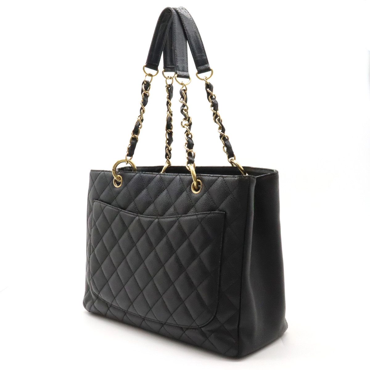 Chanel Chanel Chanel Caviar Skin Matelasse Coco Mark GST Tote Bag A50995 Leather Tote Bag A50995 in Good Condition Size ONE SIZE - 2 Thumbnail