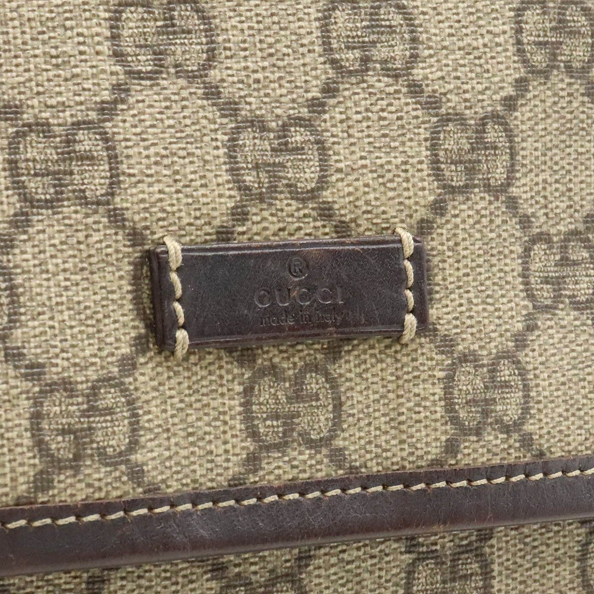 Gucci Gucci Gucci GG Supreme GG Plus Shoulder Bag PVC Leather 223666 Canvas Crossbody Bag 223666 in Very Good Condition Size ONE SIZE - 8 Thumbnail