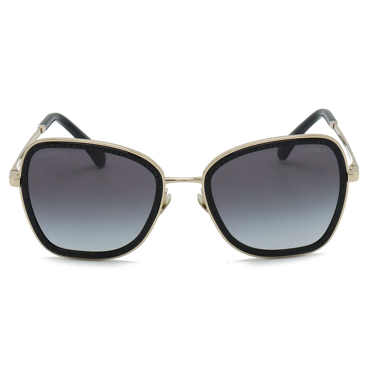 Chanel Chanel Chanel Coco Mark Sunglasses Metal Sunglasses 4277-B DUTY FREE for USA Size ONE SIZE - 4 Thumbnail