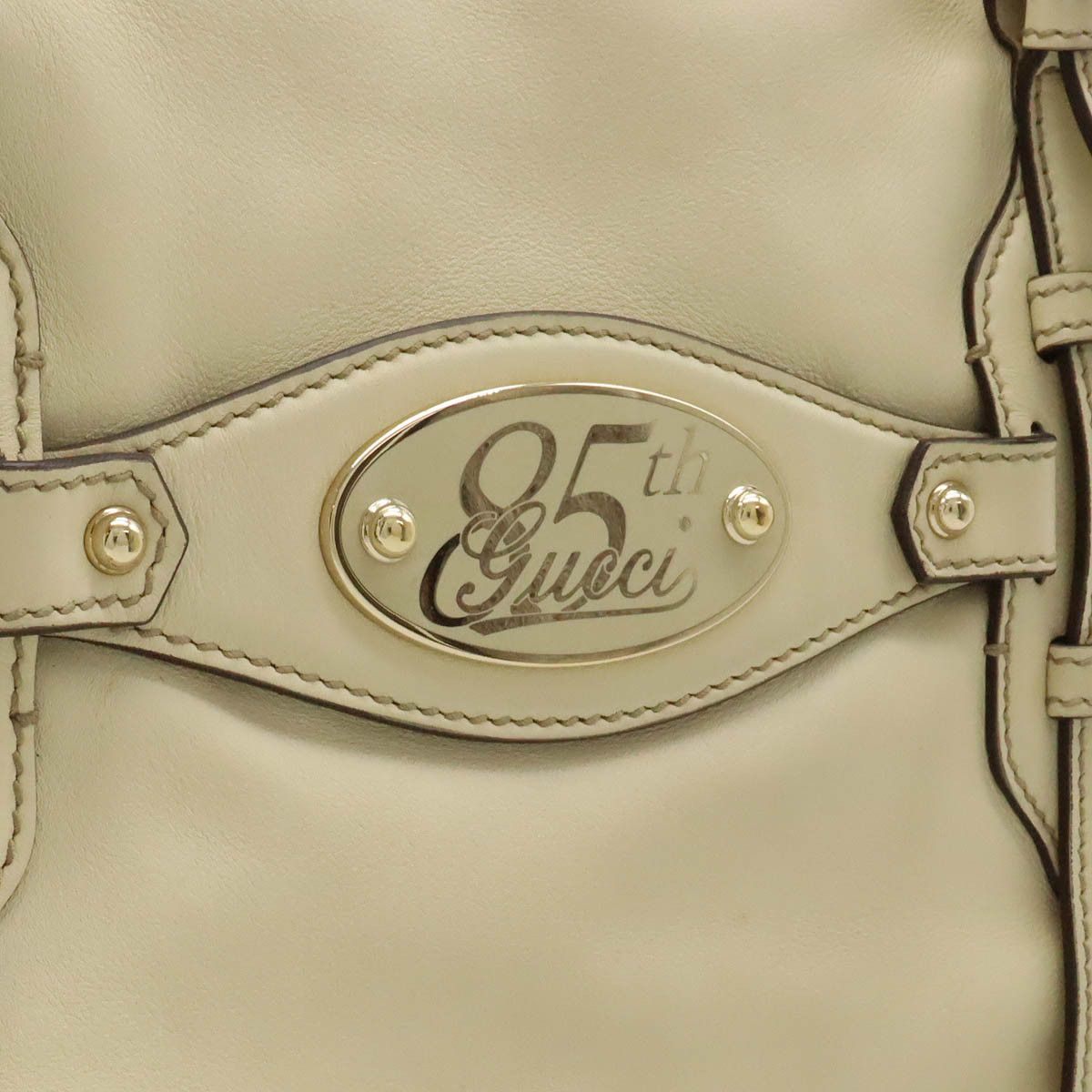 Gucci Gucci Gucci Leather Horsebit 85th Anniversary Handbag Mini Boston Bag Leather Handbag 163290 in Very Good Condition Size ONE SIZE - 9 Thumbnail