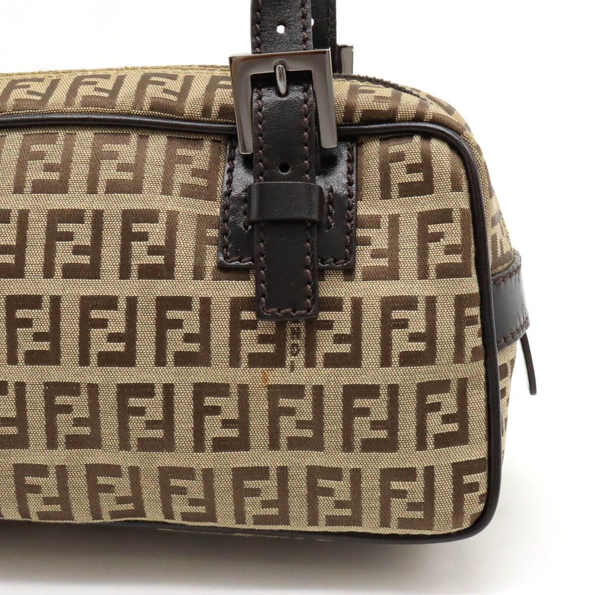Fendi Fendi Fendi Zucca Canvas/Leather Handbag 8BN004 Canvas Handbag 8BN004 in Very Good Condition Size ONE SIZE - 7 Thumbnail