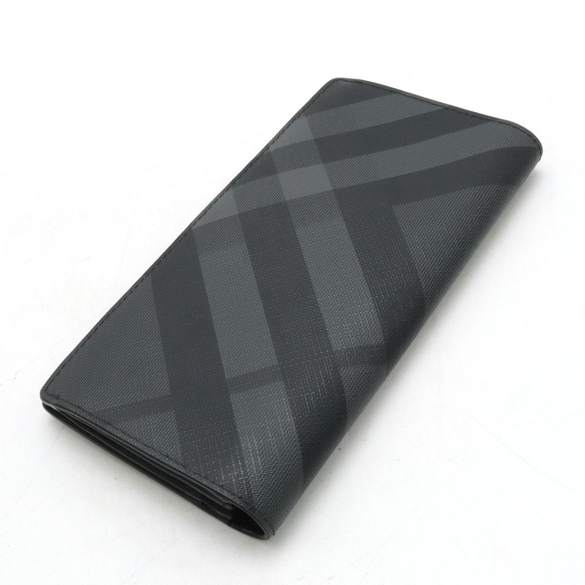 Burberry Burberry Burberry CAVENDISH Checkered PVC Leather Long Wallet 8006072 Canvas Long Wallet 8006072 in Very Good Condition Size ONE SIZE - 2 Thumbnail