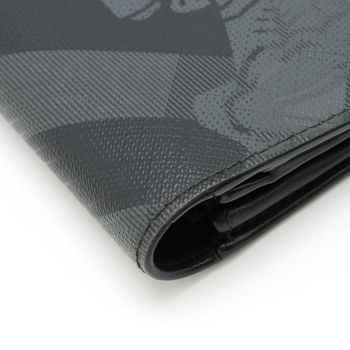 Burberry Burberry Burberry CAVENDISH Checkered PVC Leather Long Wallet 8006072 Canvas Long Wallet 8006072 in Very Good Condition Size ONE SIZE - 3 Thumbnail