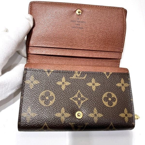 Louis Vuitton Louis Vuitton Louis Vuitton Monogram Portomone Bietresor Wallet M61730 Canvas Short Wallet M61730 in Great Condition Size ONE SIZE - 2 Thumbnail