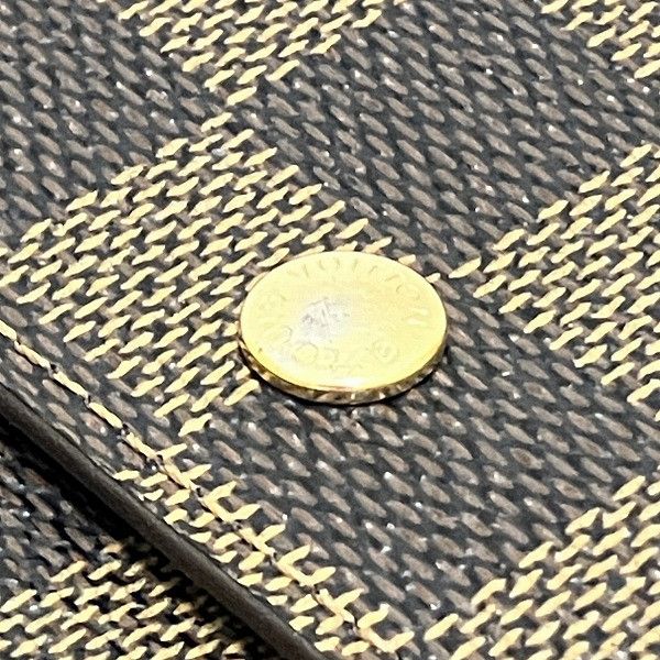 Louis Vuitton Louis Vuitton Louis Vuitton Damier Elise Trifold Wallet N61654 Canvas Short Wallet N61654 in Great Condition Size ONE SIZE - 8 Thumbnail