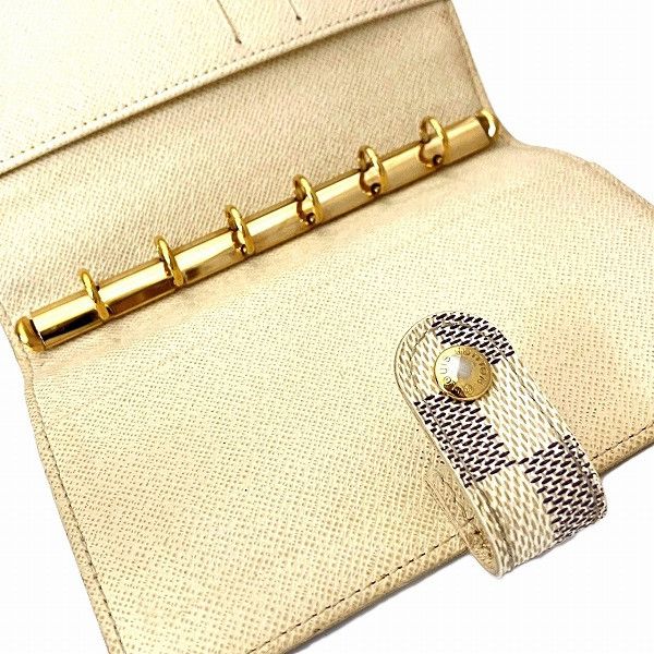 Louis Vuitton Louis Vuitton Louis Vuitton Damier Azur Agenda PM Notebook Cover R20706 Canvas Notebook Cover R20706 in Good Condition Size ONE SIZE - 8 Thumbnail