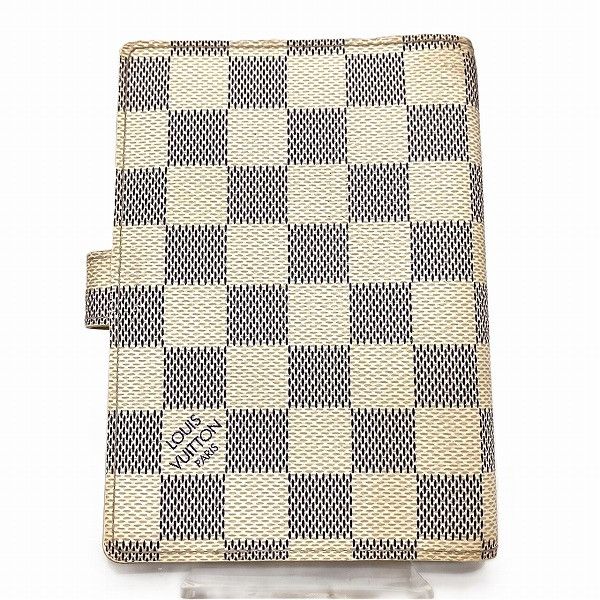 Louis Vuitton Louis Vuitton Louis Vuitton Damier Azur Agenda PM Notebook Cover R20706 Canvas Notebook Cover R20706 in Good Condition Size ONE SIZE - 9 Thumbnail