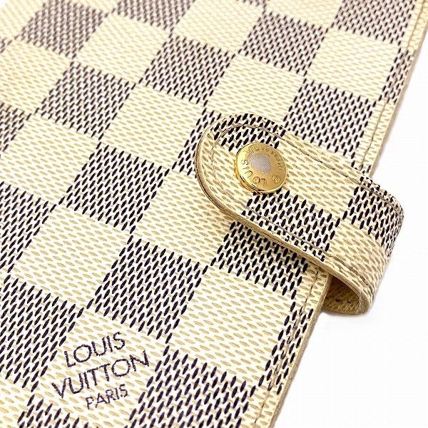 Louis Vuitton Louis Vuitton Louis Vuitton Damier Azur Agenda PM Notebook Cover R20706 Canvas Notebook Cover R20706 in Good Condition Size ONE SIZE - 7 Thumbnail