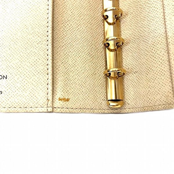 Louis Vuitton Louis Vuitton Louis Vuitton Damier Azur Agenda PM Notebook Cover R20706 Canvas Notebook Cover R20706 in Good Condition Size ONE SIZE - 6 Thumbnail