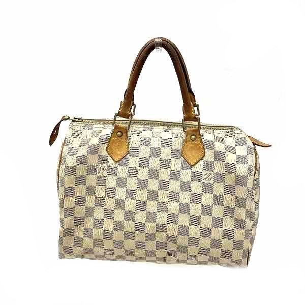 Louis Vuitton Louis Vuitton Louis Vuitton Damier Azur Speedy 30 Handbag N41533 Canvas Handbag N41533 in Fair Condition Size ONE SIZE - 2 Thumbnail