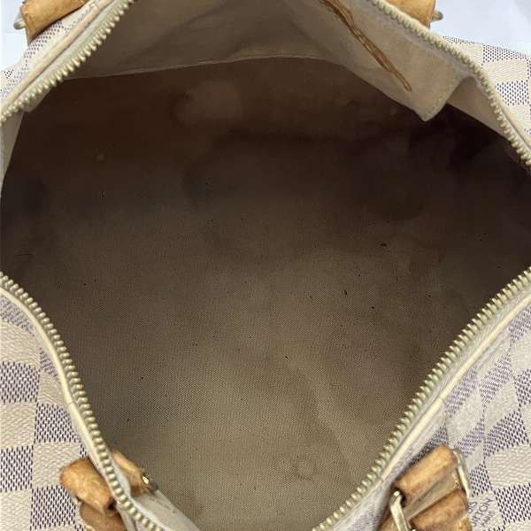 Louis Vuitton Louis Vuitton Louis Vuitton Damier Azur Speedy 30 Handbag N41533 Canvas Handbag N41533 in Fair Condition Size ONE SIZE - 6 Thumbnail