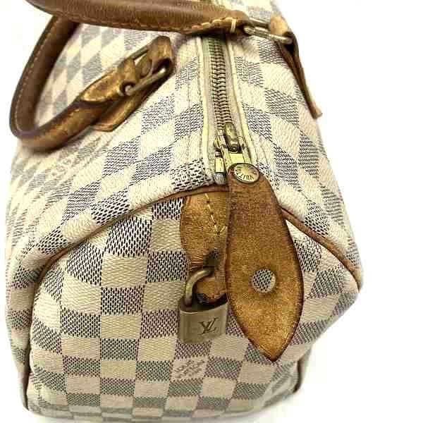 Louis Vuitton Louis Vuitton Louis Vuitton Damier Azur Speedy 30 Handbag N41533 Canvas Handbag N41533 in Fair Condition Size ONE SIZE - 4 Thumbnail