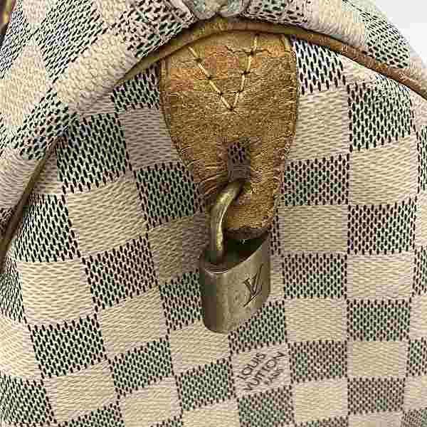 Louis Vuitton Louis Vuitton Louis Vuitton Damier Azur Speedy 30 Handbag N41533 Canvas Handbag N41533 in Fair Condition Size ONE SIZE - 9 Thumbnail