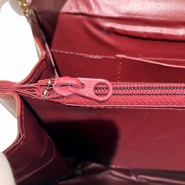 Cartier Cartier Cartier Must Line Bordeaux Leather Clutch Bag Leather Clutch Bag in Good Condition Size ONE SIZE - 4 Thumbnail