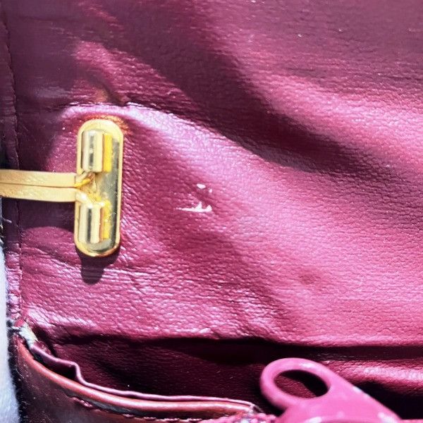 Cartier Cartier Cartier Must Line Bordeaux Leather Clutch Bag Leather Clutch Bag in Good Condition Size ONE SIZE - 9 Thumbnail