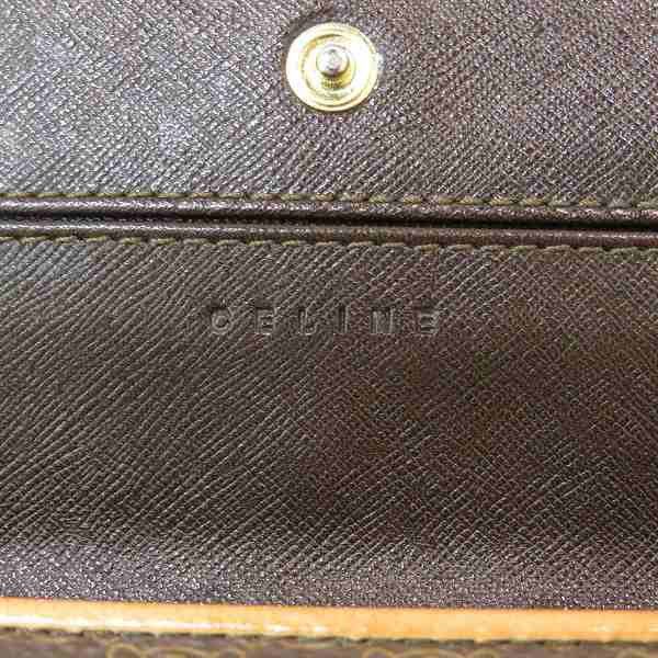 Celine Celine Celine Macadam Brown Long Wallet Unisex Canvas Long Wallet in Good Condition Size ONE SIZE - 4 Thumbnail