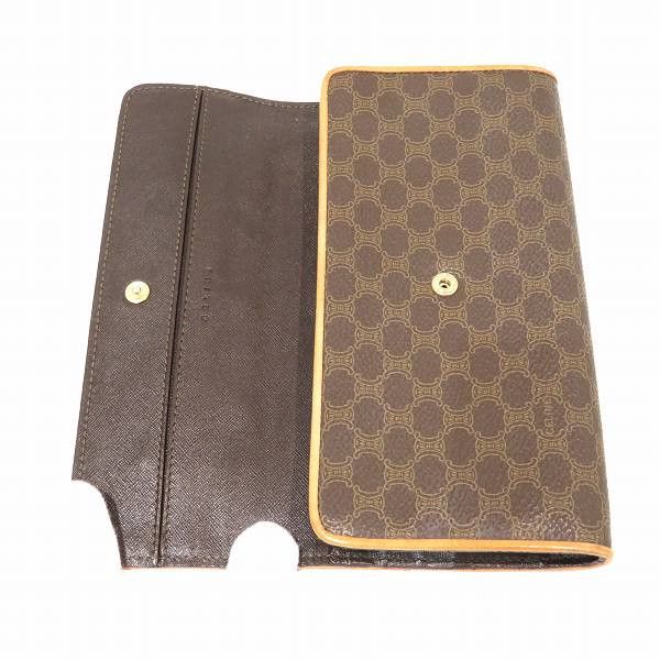 Celine Celine Celine Macadam Brown Long Wallet Unisex Canvas Long Wallet in Good Condition Size ONE SIZE - 2 Thumbnail