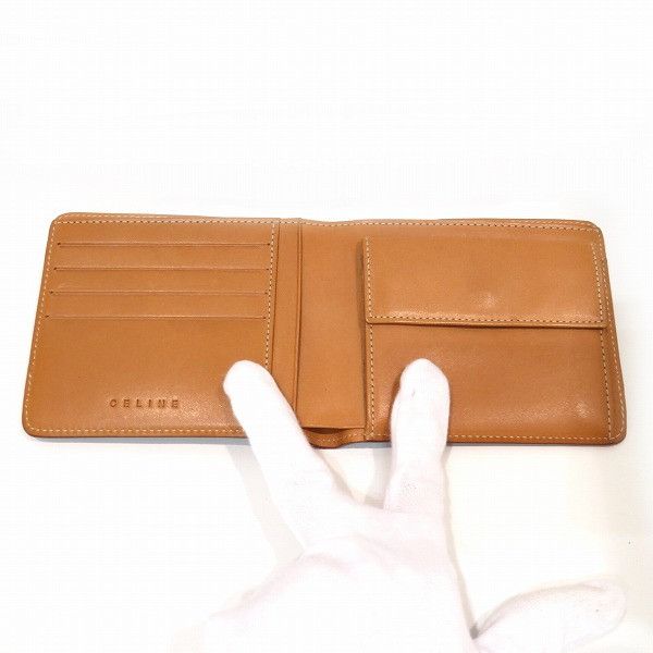 Celine Celine Celine Macadam Brown Bifold Wallet Unisex Canvas Short Wallet in Good Condition Size ONE SIZE - 2 Thumbnail