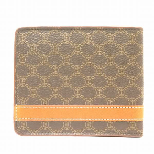 Celine Celine Celine Macadam Brown Bifold Wallet Unisex Canvas Short Wallet in Good Condition Size ONE SIZE - 9 Thumbnail