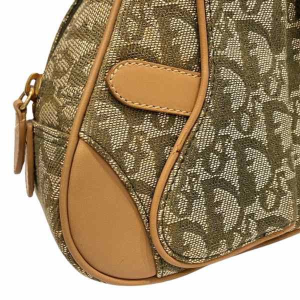 Dior Dior Dior Trotter Double Saddle Handbag Canvas Leather Canvas Handbag in Good Condition Size ONE SIZE - 4 Thumbnail