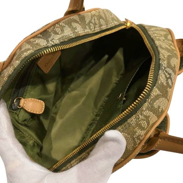 Dior Dior Dior Trotter Double Saddle Handbag Canvas Leather Canvas Handbag in Good Condition Size ONE SIZE - 6 Thumbnail