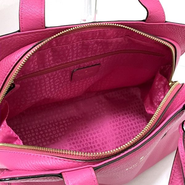 Kate Spade Kate Spade Kate Spade Pink Leather 2WAY Handbag Shoulder Bag Leather Handbag in Great Condition Size ONE SIZE - 6 Thumbnail