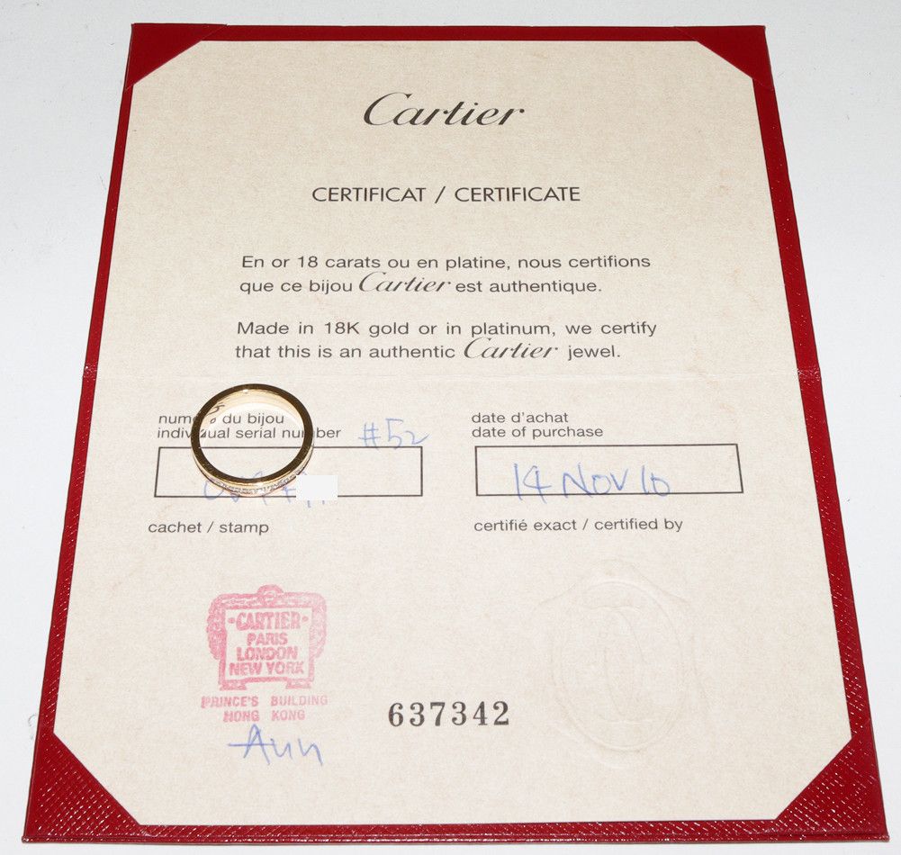 Cartier Cartier Cartier K18YG K18WG K18PG Diamond Louis Cartier Vendome Ring Metal Ring B40529 in Great Condition Size ONE SIZE - 3 Thumbnail
