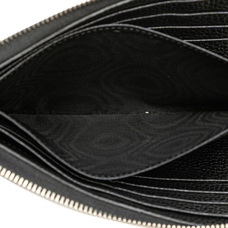 Gucci Gucci Gucci Leather L-Zip Long Wallet 574745 Black Silver Leather Long Wallet 574745 in Great Condition Size ONE SIZE - 8 Thumbnail