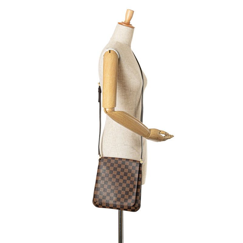 Louis Vuitton Louis Vuitton Louis Vuitton Damier Musette Salsa Long Shoulder Bag N51300 Brown PVC Leather Canvas Crossbody Bag N51300 in Very Good Condition Size ONE SIZE - 11 Thumbnail