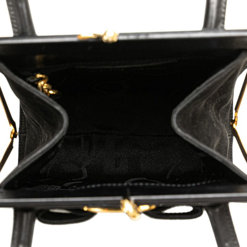 Salvatore Ferragamo Salvatore Ferragamo Salvatore Ferragamo Vara Ribbon Leather 2WAY Handbag Leather Handbag in Very Good Condition Size ONE SIZE - 6 Thumbnail
