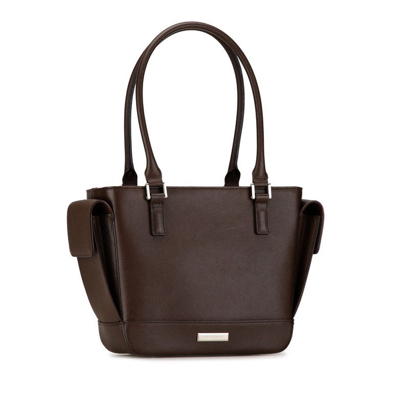 Burberry Burberry Burberry Nova Check Leather Handbag Leather Handbag in Very Good Condition Size ONE SIZE - 2 Thumbnail