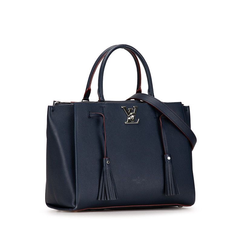 Louis Vuitton Louis Vuitton Louis Vuitton Lockme Handbag Calf Leather M54571 Leather Handbag M54571 in Great Condition Size ONE SIZE - 3 Thumbnail