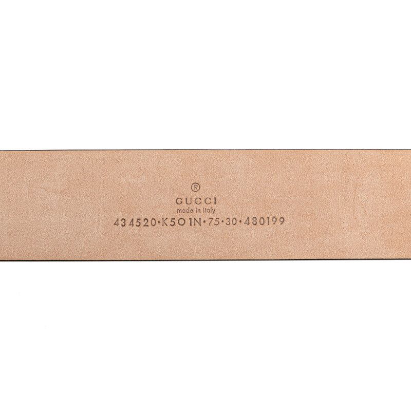 Gucci Gucci Gucci GG Supreme Snake Belt PVC Leather 434520 Canvas Belt 434520 in Great Condition Size ONE SIZE - 6 Thumbnail