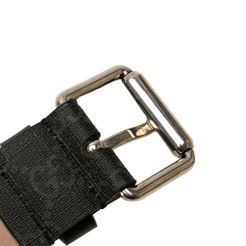 Gucci Gucci Gucci GG Supreme Snake Belt PVC Leather 434520 Canvas Belt 434520 in Great Condition Size ONE SIZE - 5 Thumbnail