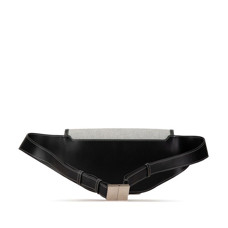 Burberry Burberry Burberry Canvas Leather Body Bag Waist Bag Canvas Belt Bag in Great Condition Size ONE SIZE - 3 Thumbnail